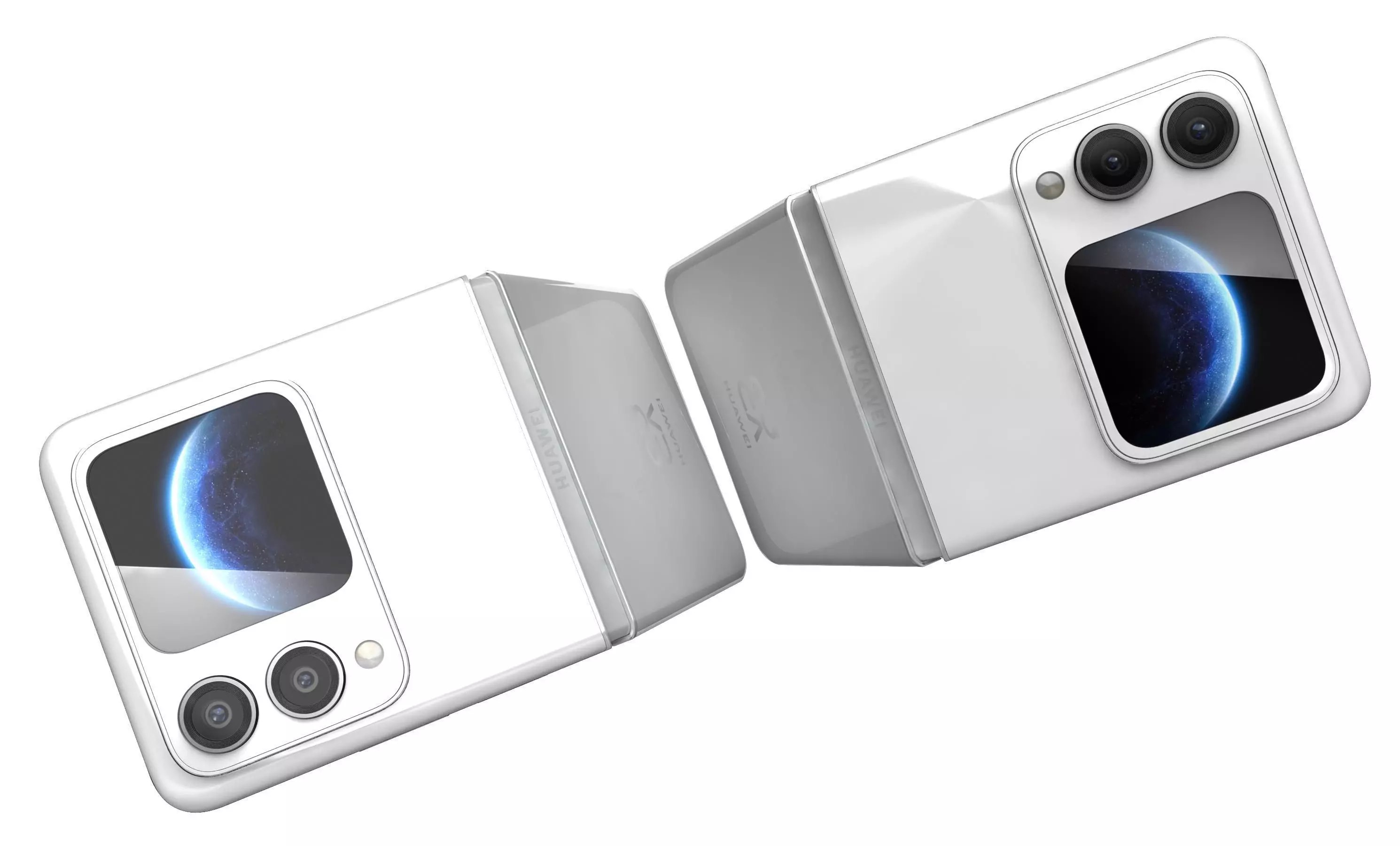 Huawei Nova Flip S Zero White 3D model_13