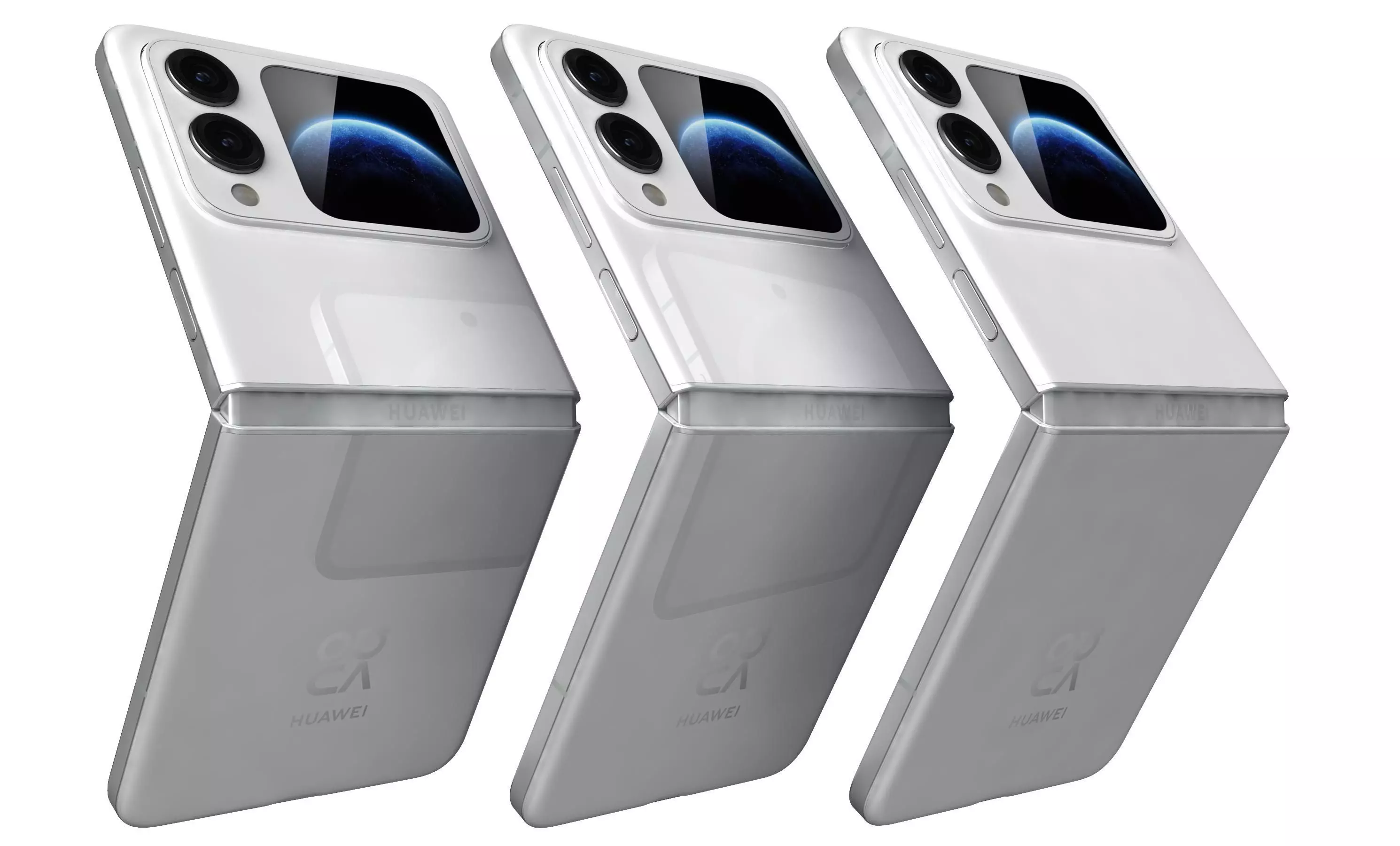 Huawei Nova Flip S Zero White 3D model_0