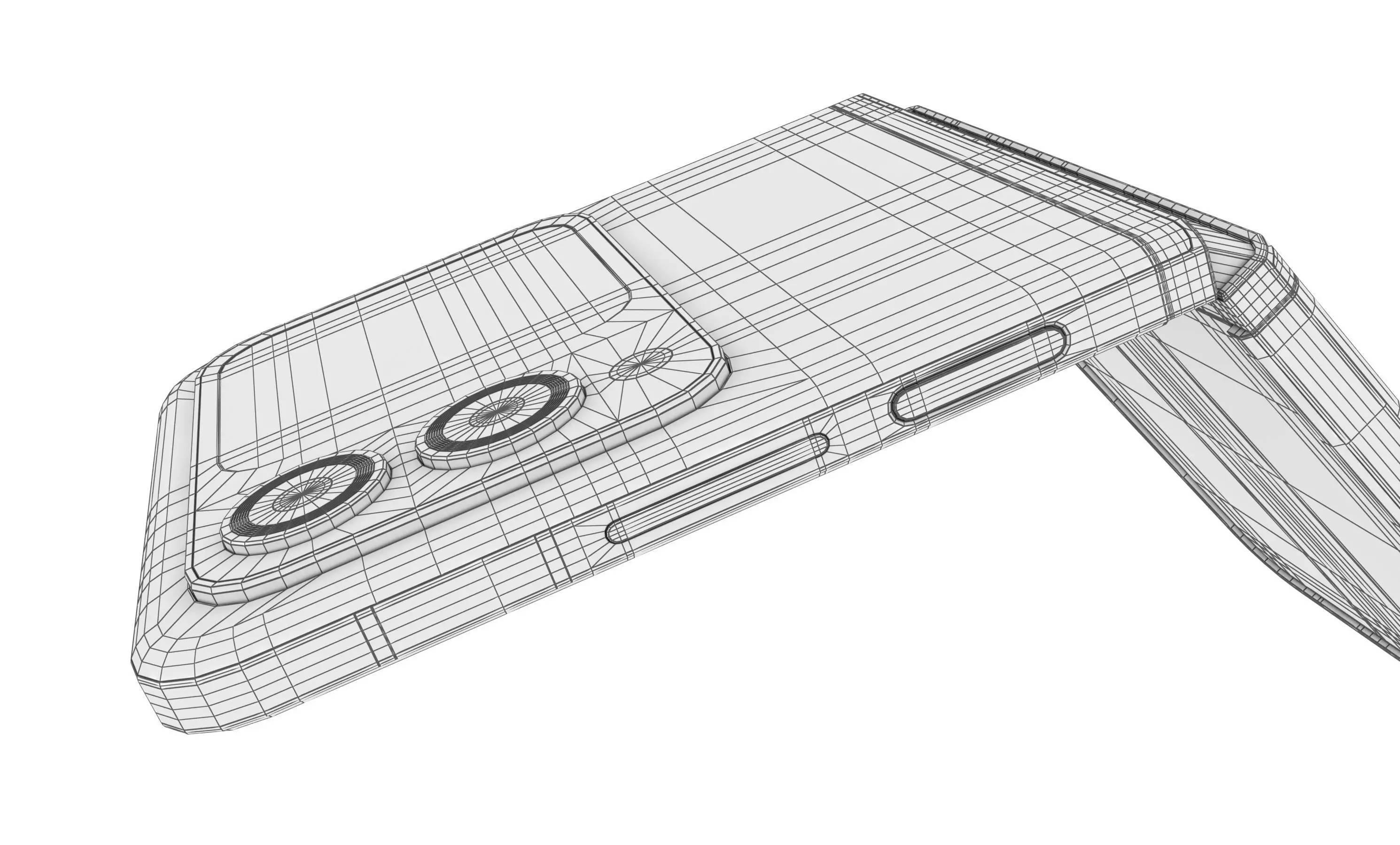 Huawei Nova Flip S Zero White 3D model_24