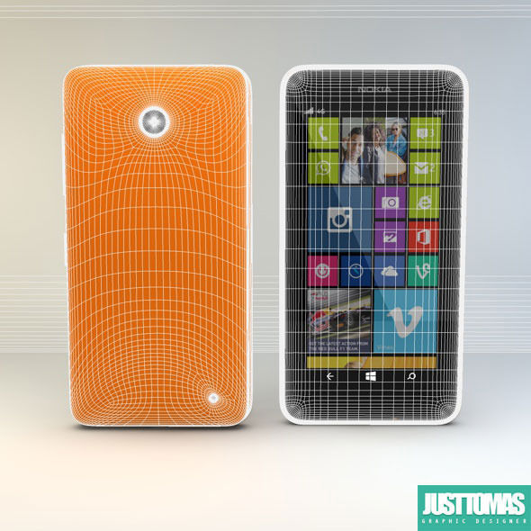 Nokia Lumia 630 3D model_2