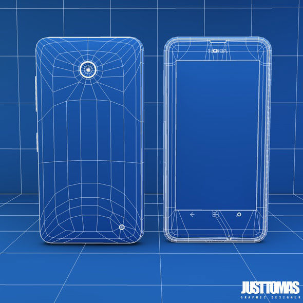 Nokia Lumia 630 3D model_3