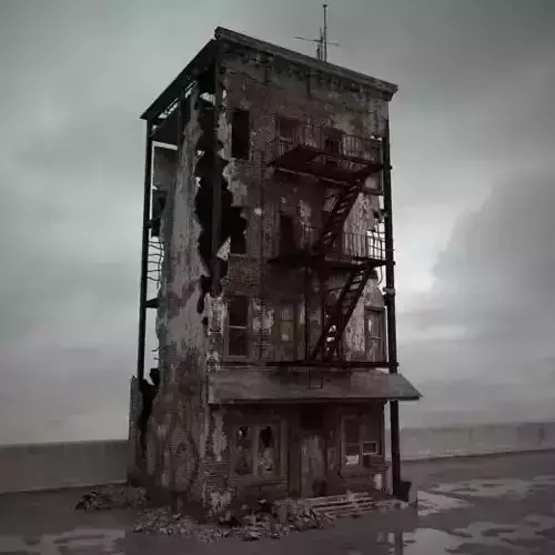 destroyed building 084 am165