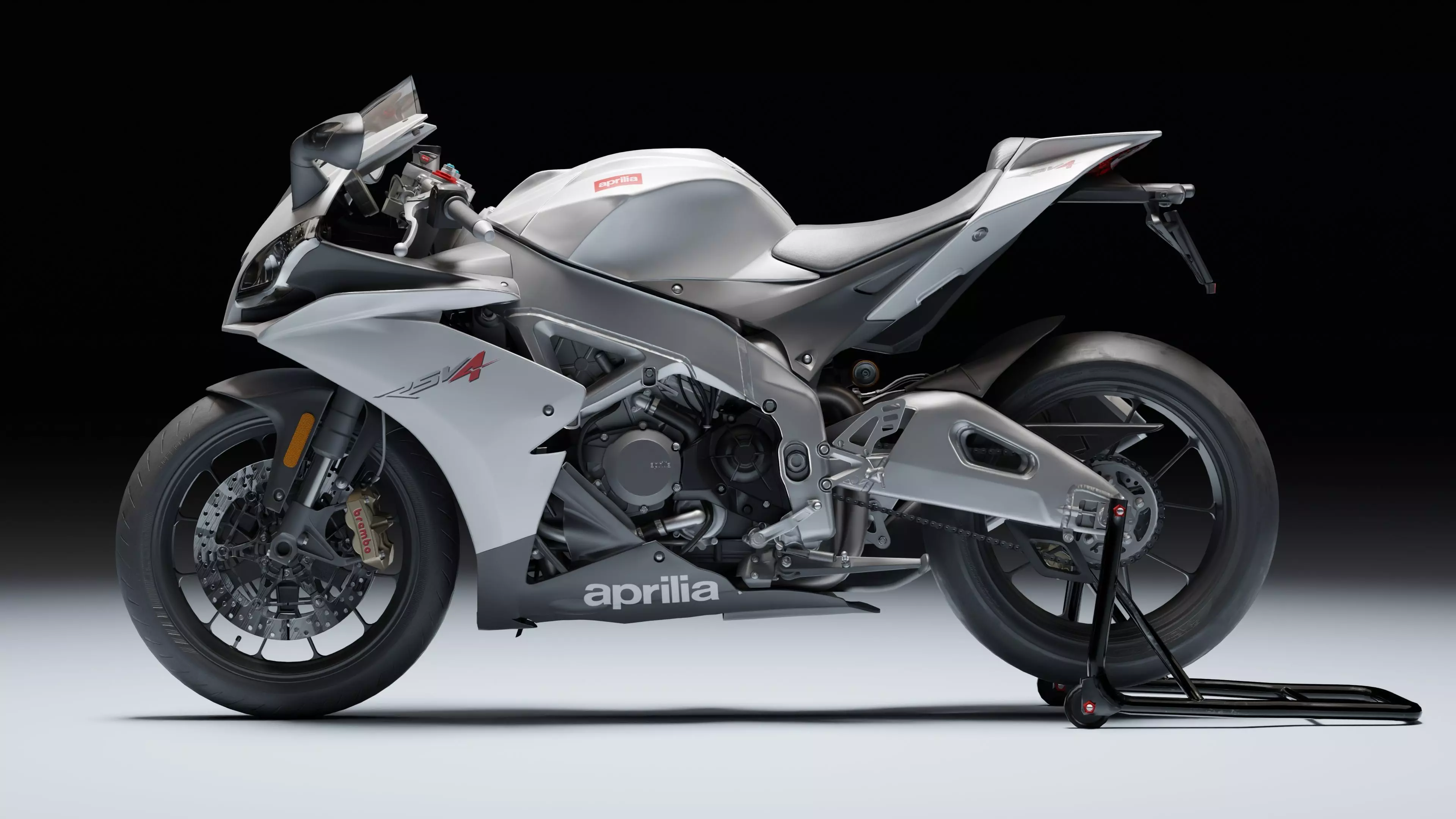 Aprilia RSV4 R 2010 Low-poly 3D model_5