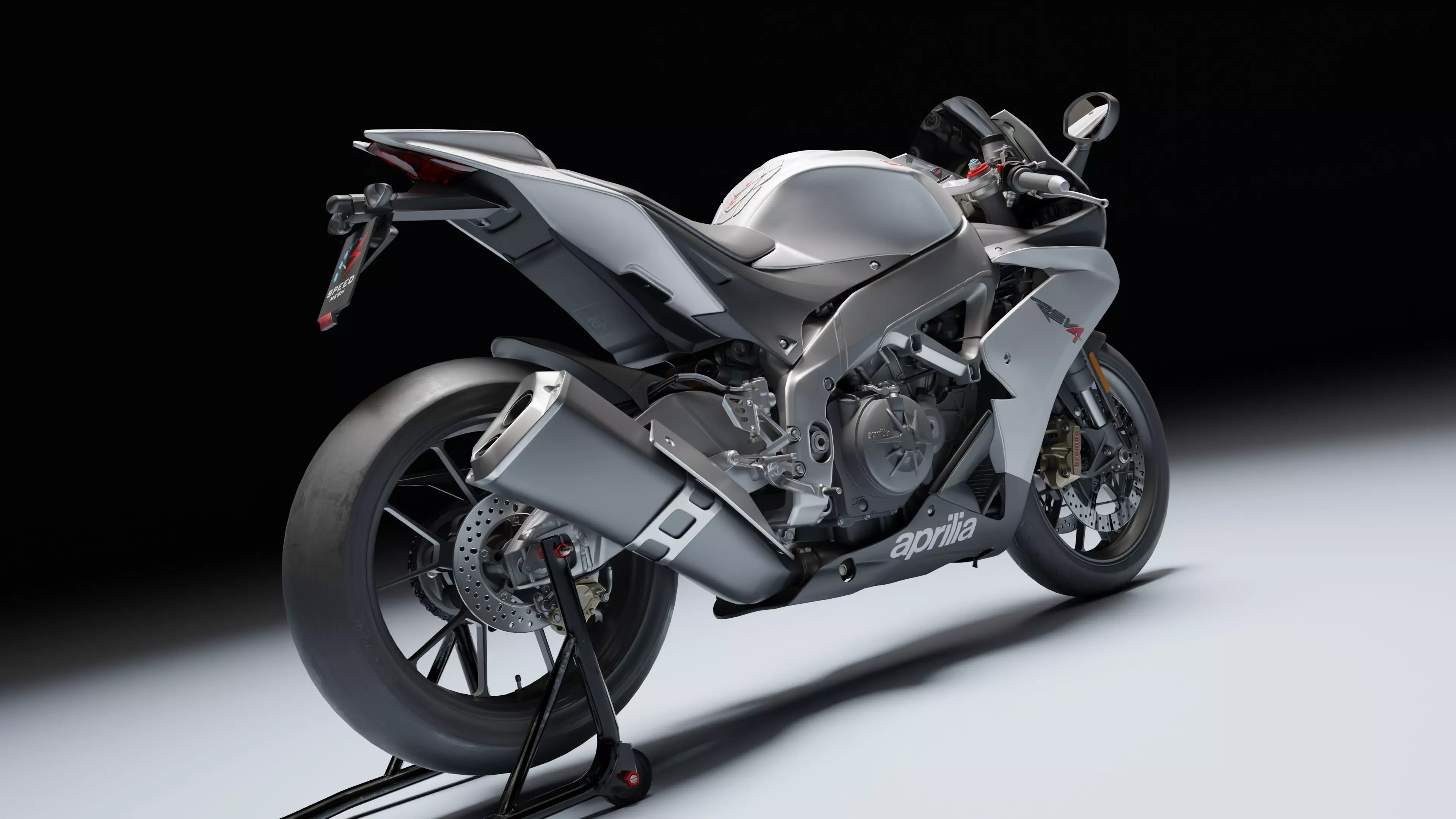 Aprilia RSV4 R 2010 Low-poly 3D model_12