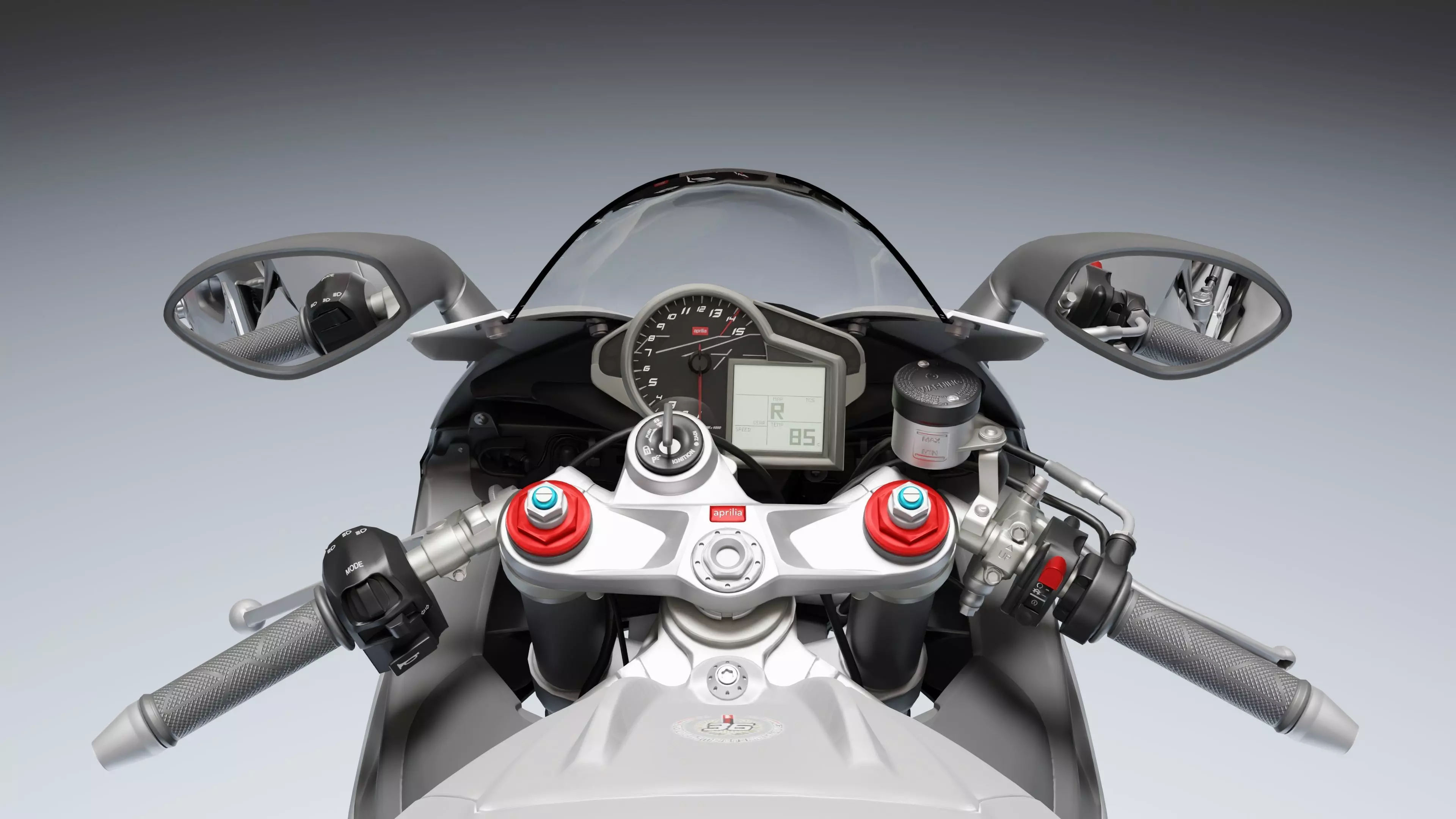 Aprilia RSV4 R 2010 Low-poly 3D model_15