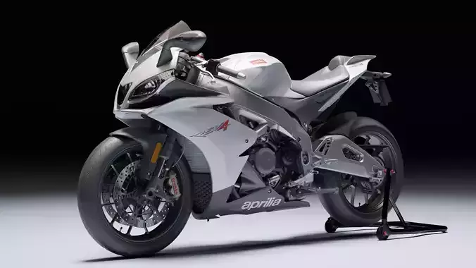 Aprilia RSV4 R 2010 Low-poly 3D model