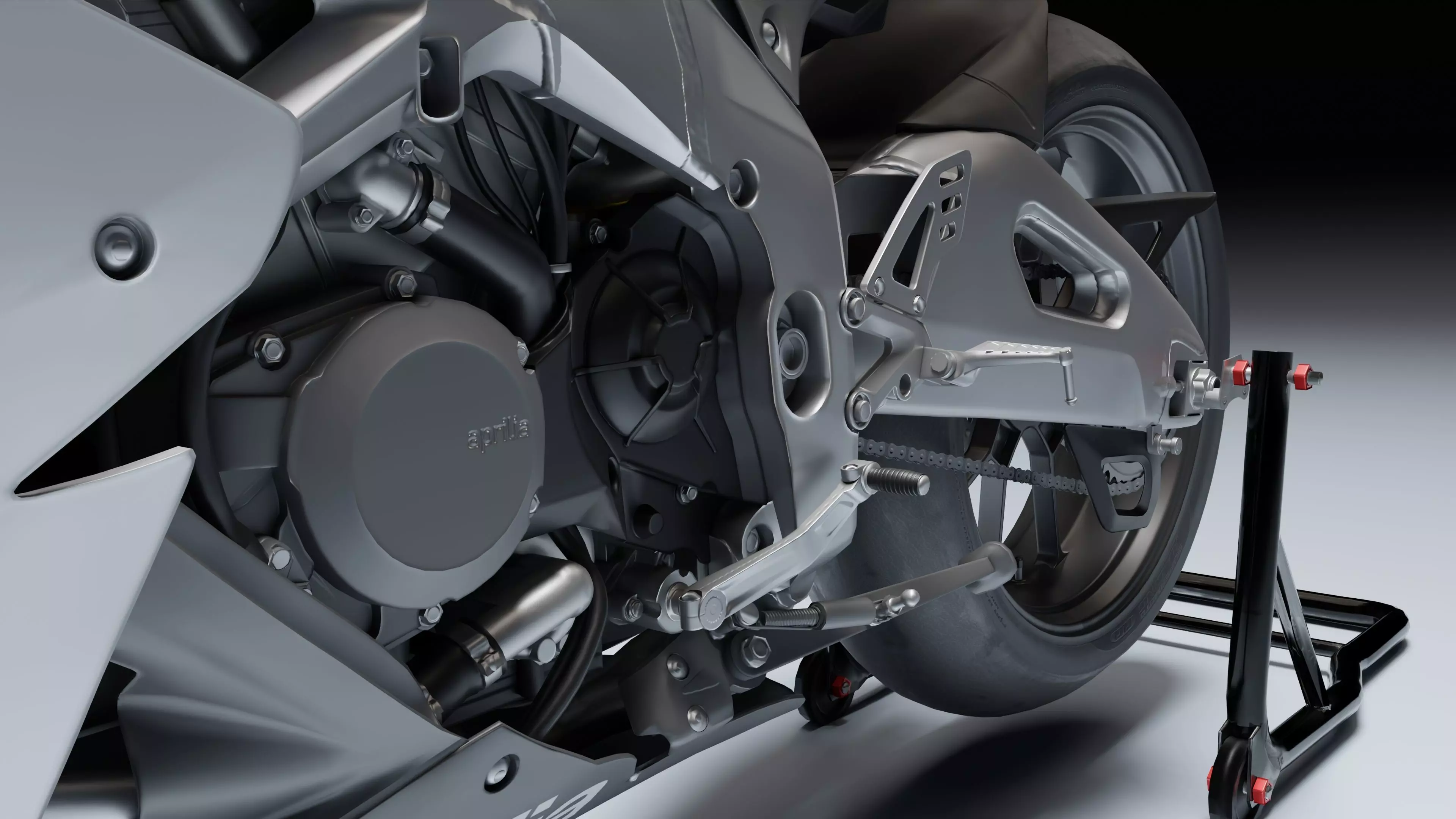 Aprilia RSV4 R 2010 Low-poly 3D model_22