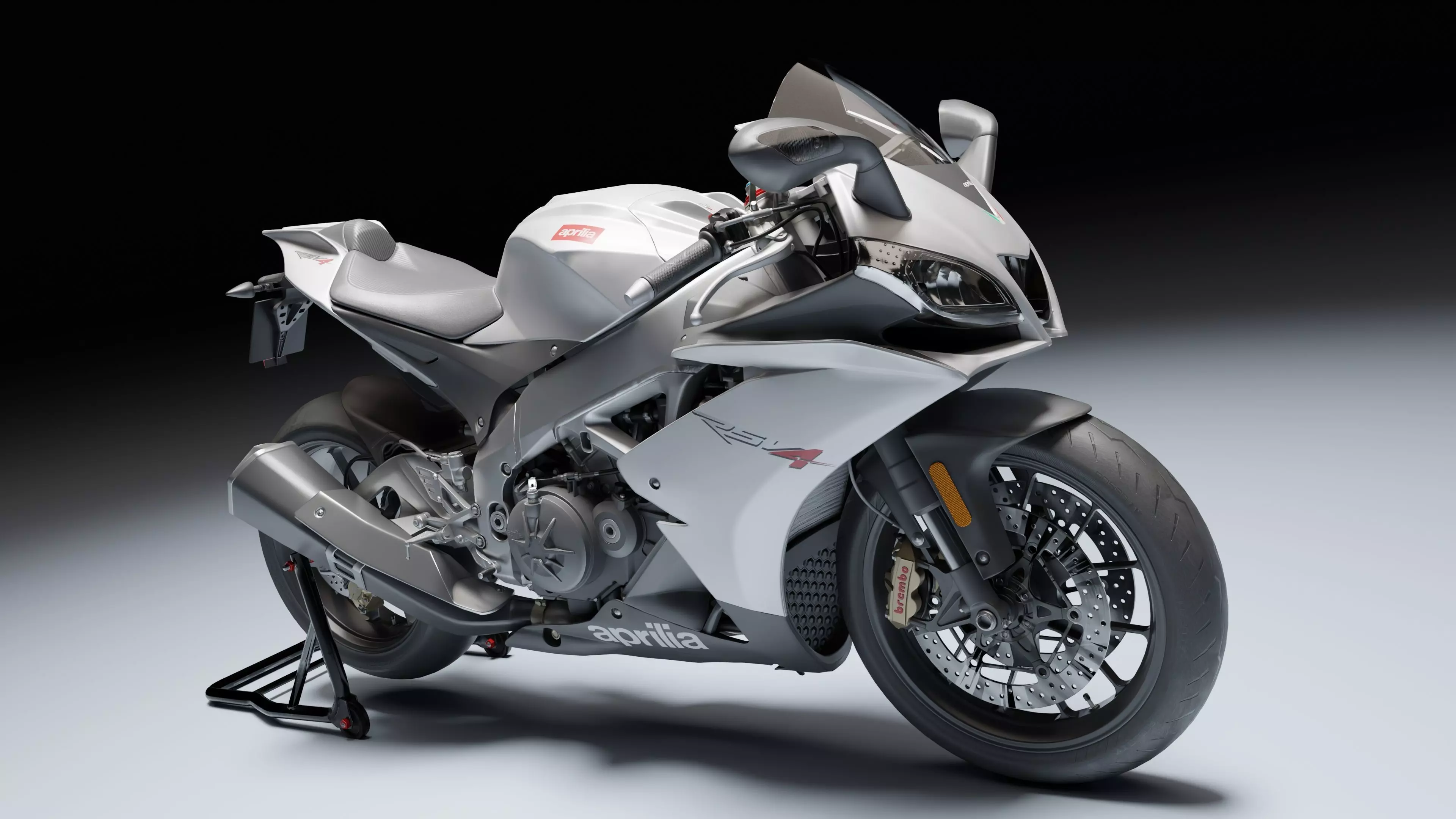 Aprilia RSV4 R 2010 Low-poly 3D model_9