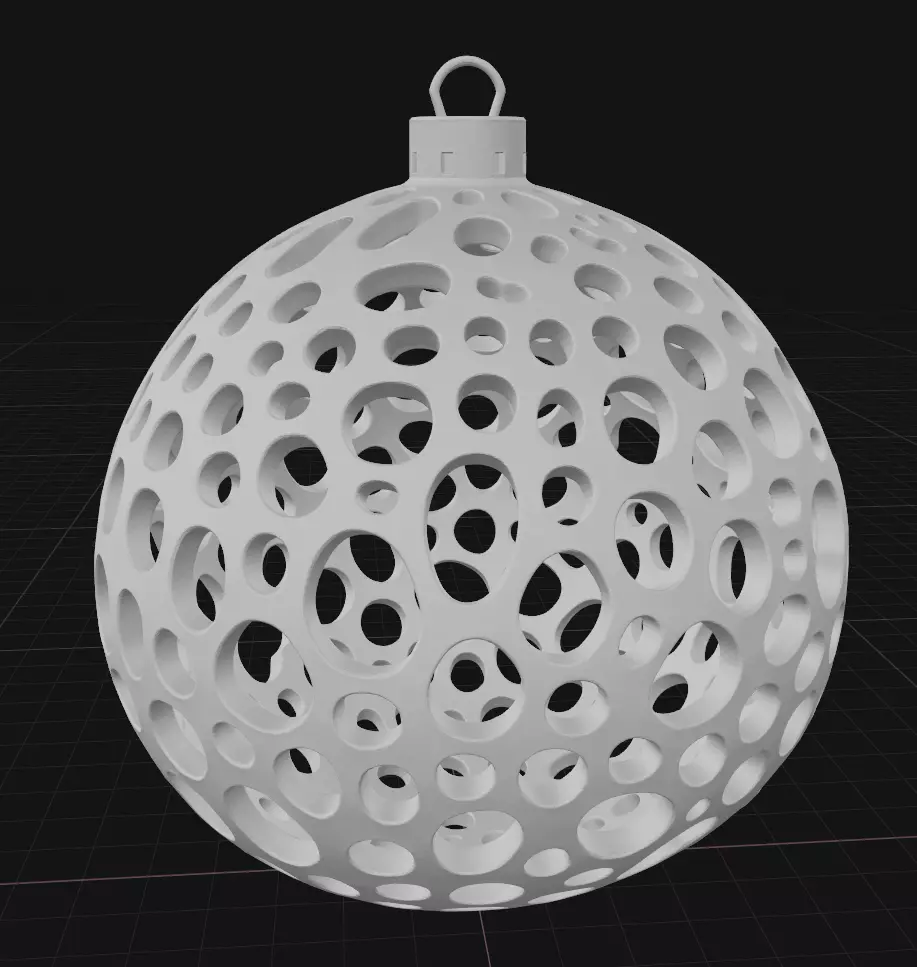 Christmas ornament 3D print model_1