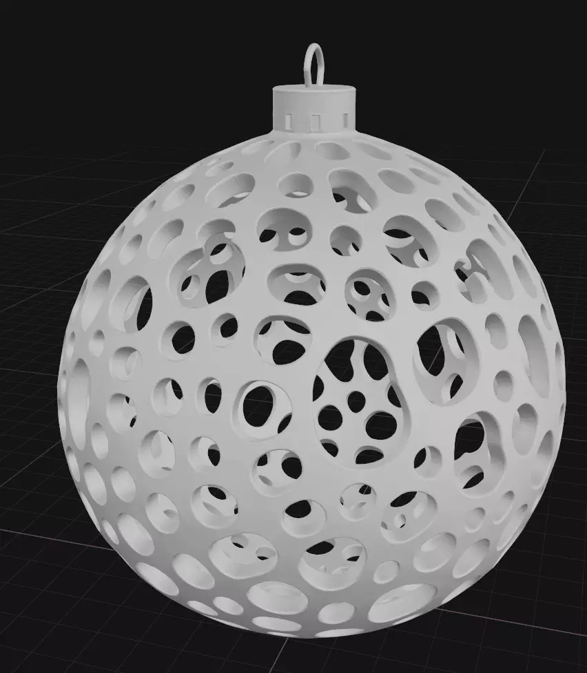 Christmas ornament 3D print model_2