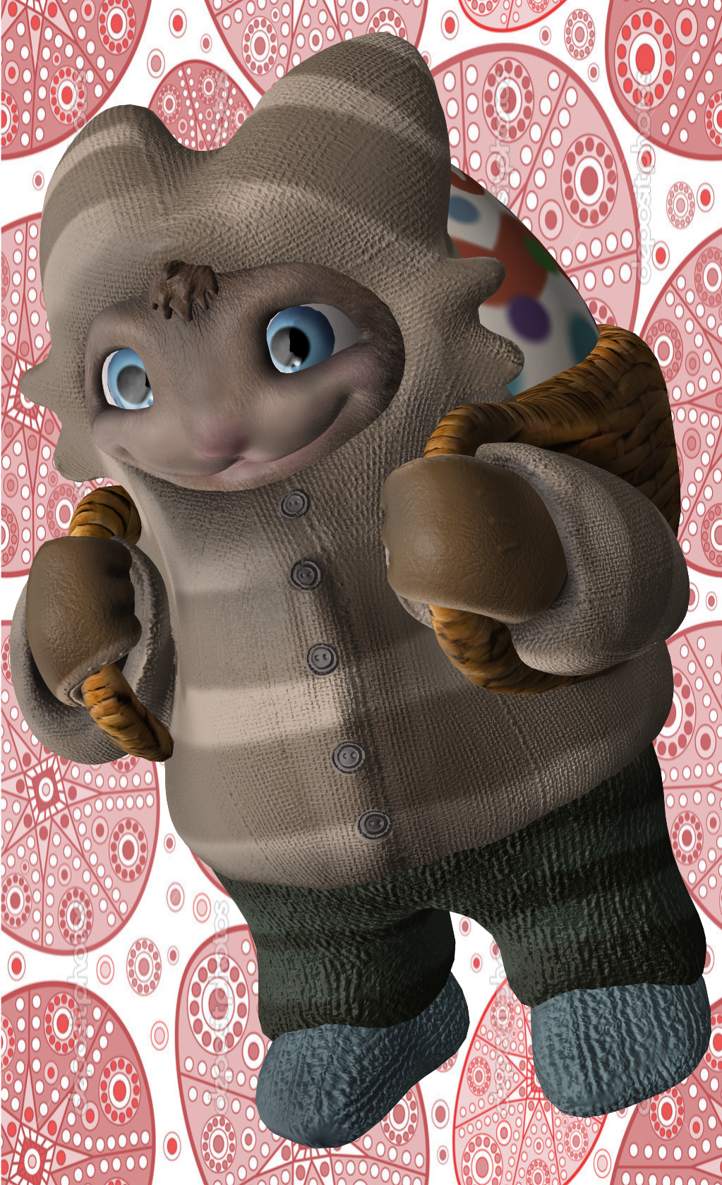 Easter Bunny 3D print model_3