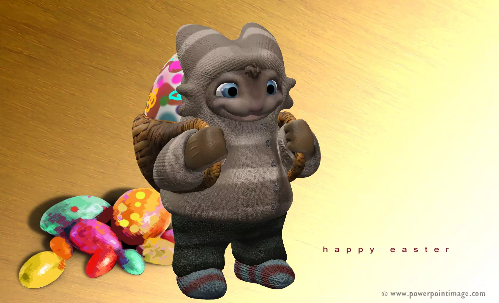 Easter Bunny 3D print model_0