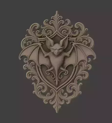 GOTHIC BAT WALL ART