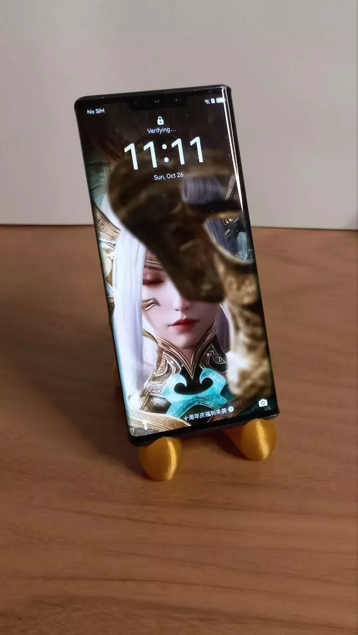 Flexi monkey cell phone stand PRINTINPLACE keychain a01 3D print model_2