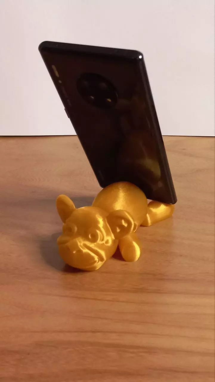 Flexi monkey cell phone stand PRINTINPLACE keychain a01 3D print model_1