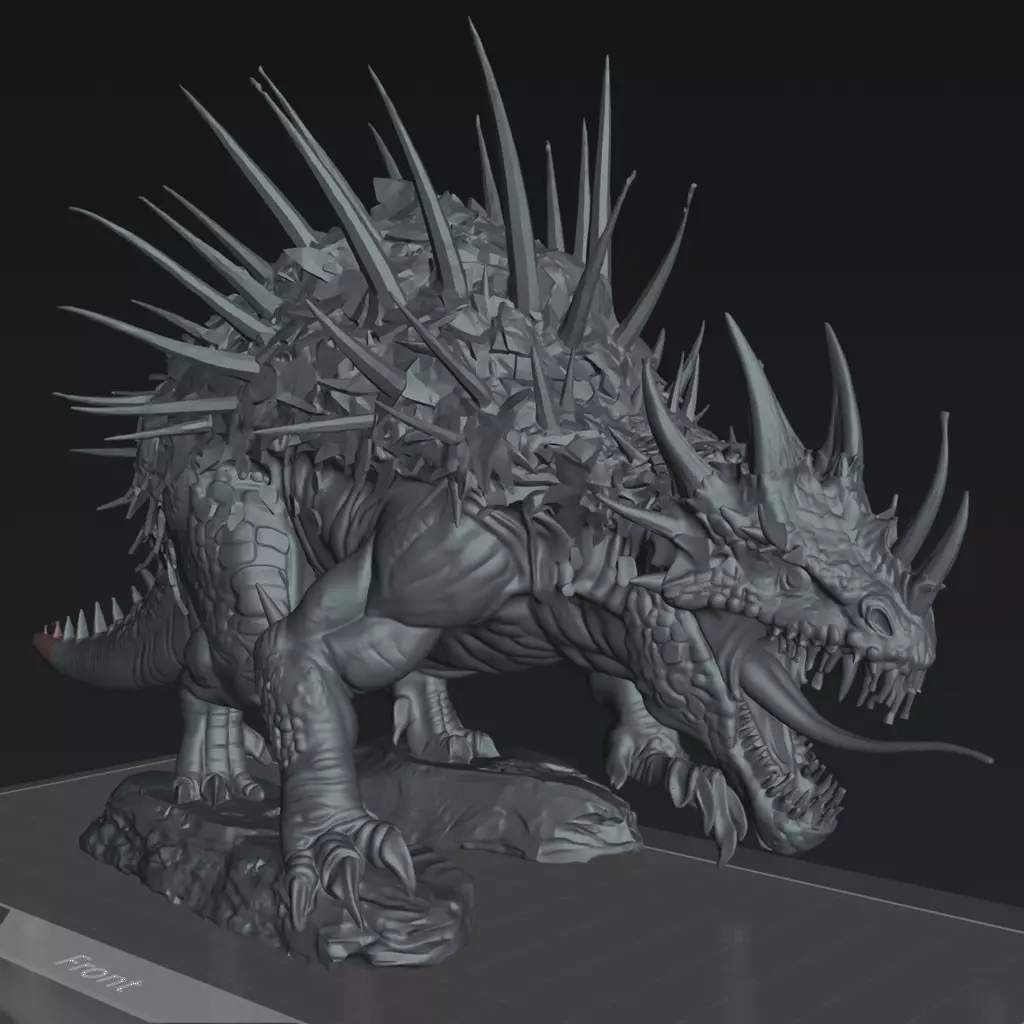 Jacare Emboscada Monster Beast - The Eightpints The Mire Free 3D print model