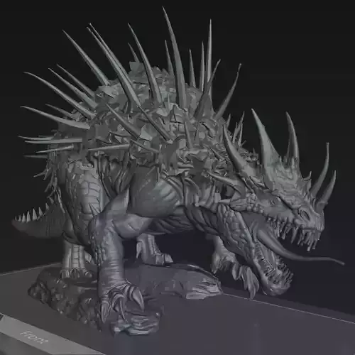 Jacare Emboscada Monster Beast - The Eightpints The Mire Free 3D print model