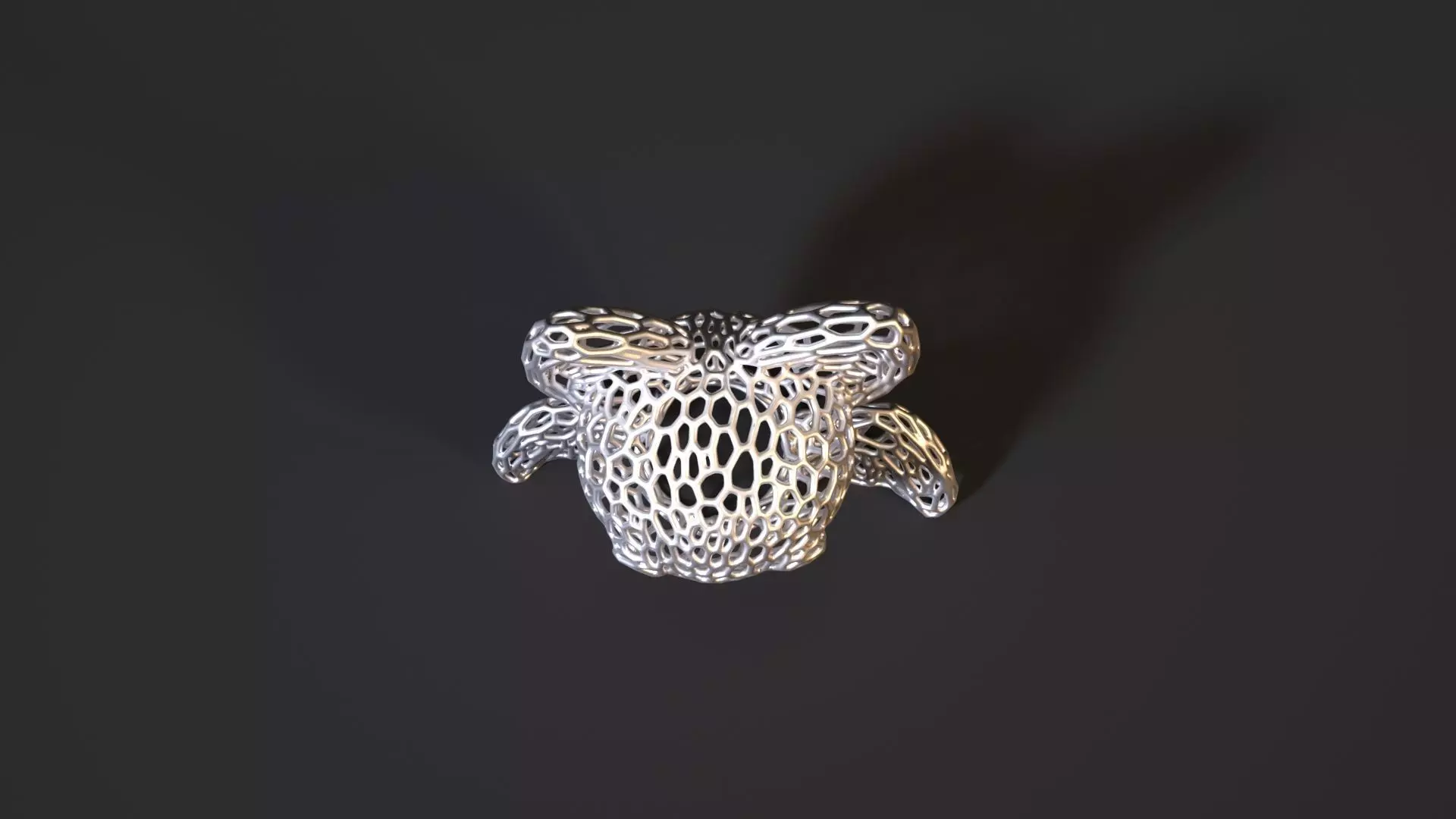 Bat Voronoi 3D print model_8