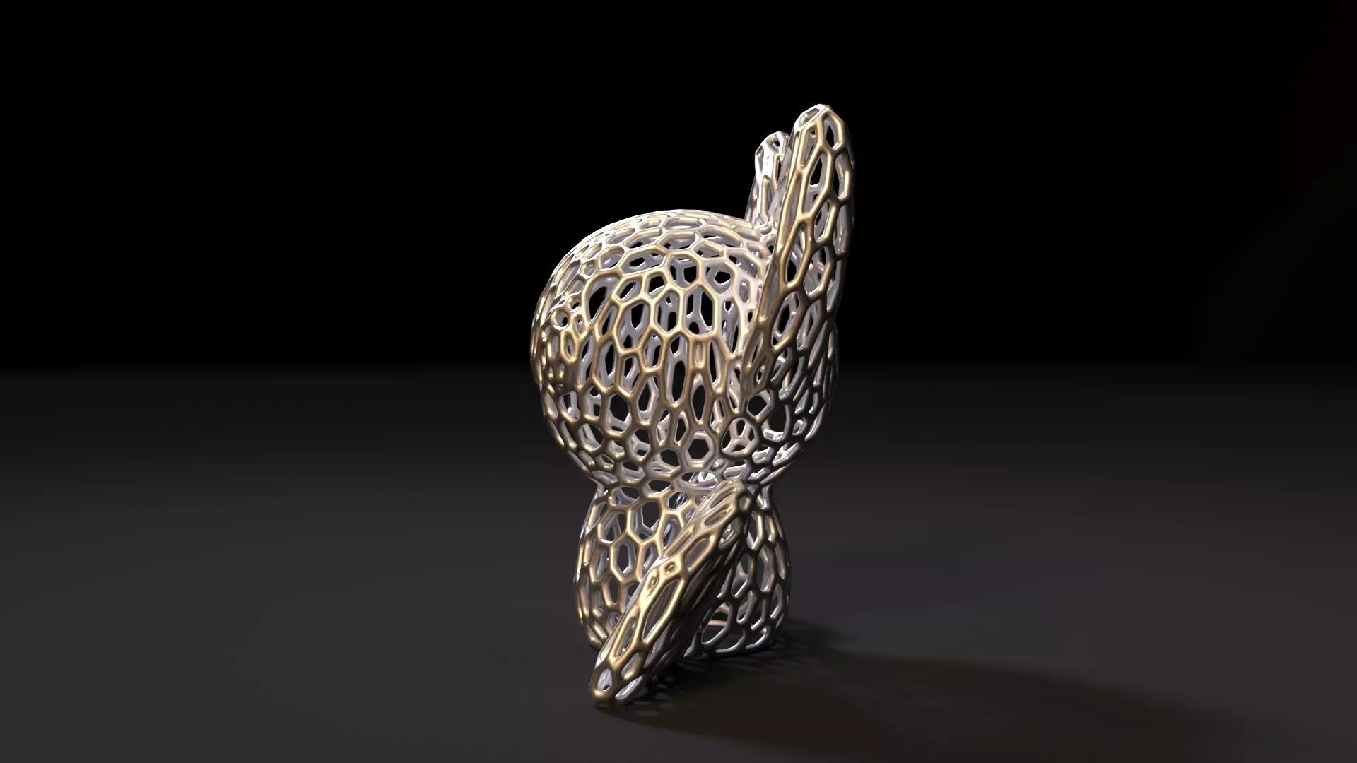 Bat Voronoi 3D print model_2