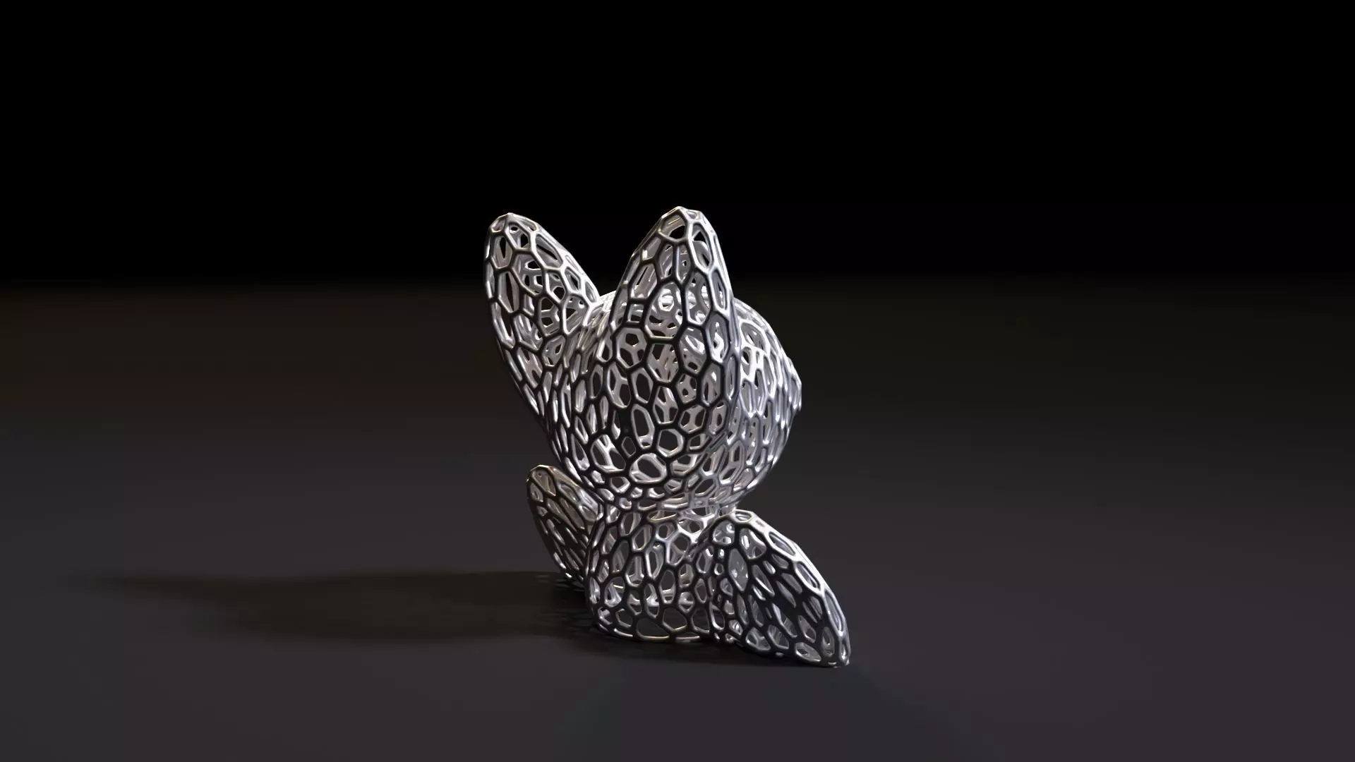 Bat Voronoi 3D print model_5