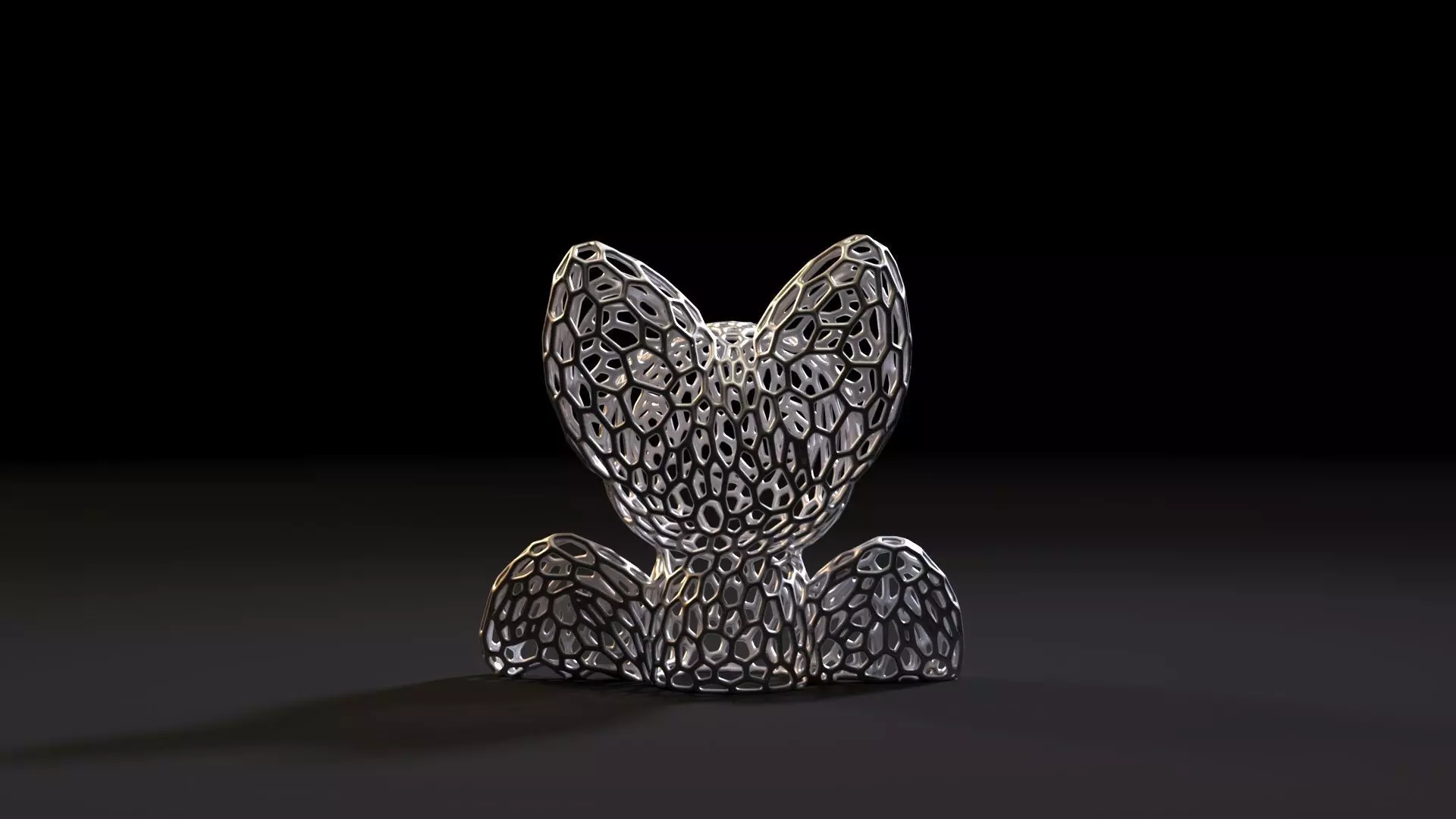 Bat Voronoi 3D print model_4