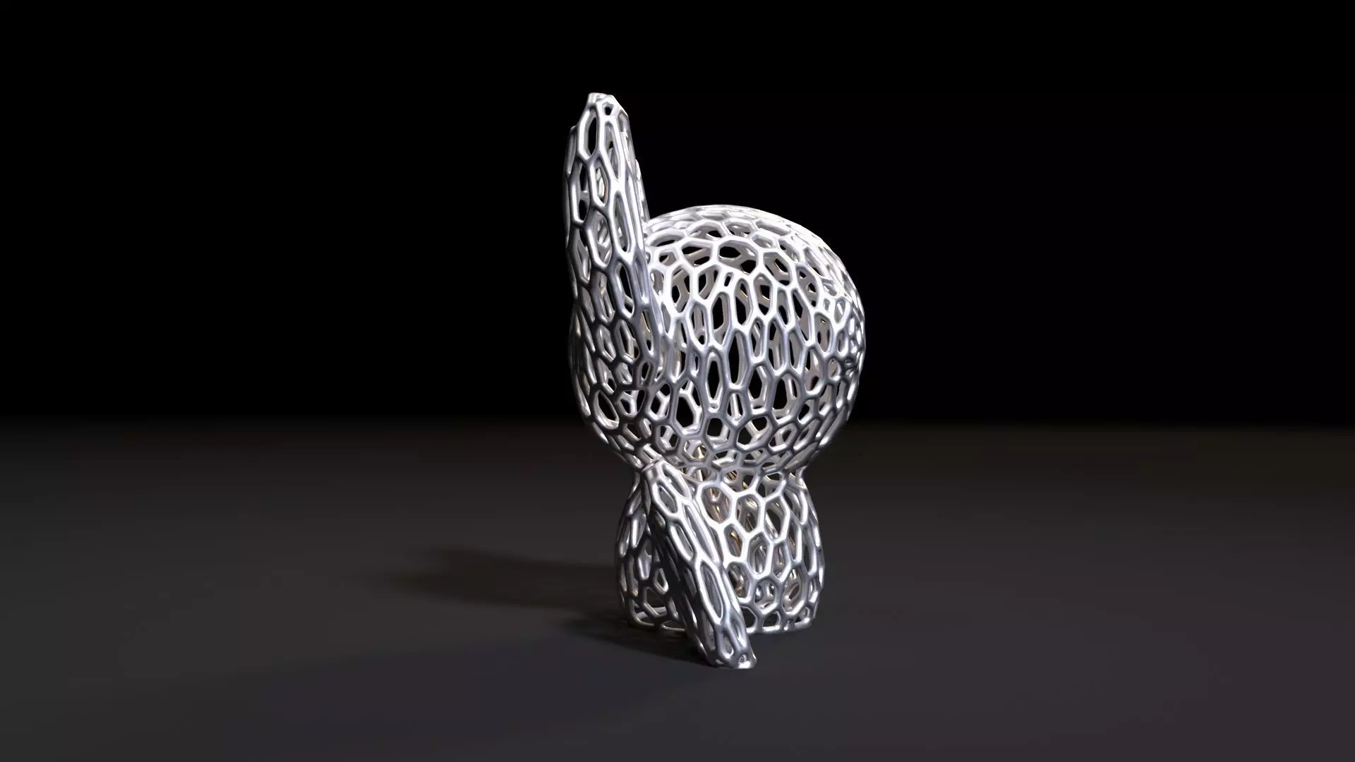 Bat Voronoi 3D print model_6