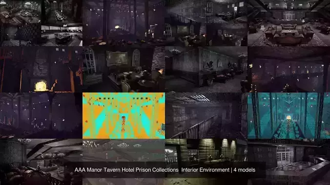 AAA Manor Tavern Hotel Prison Collections  Interior Environment