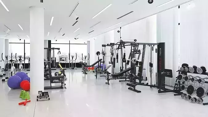Archmodels vol 169 - gym equipment  3D model