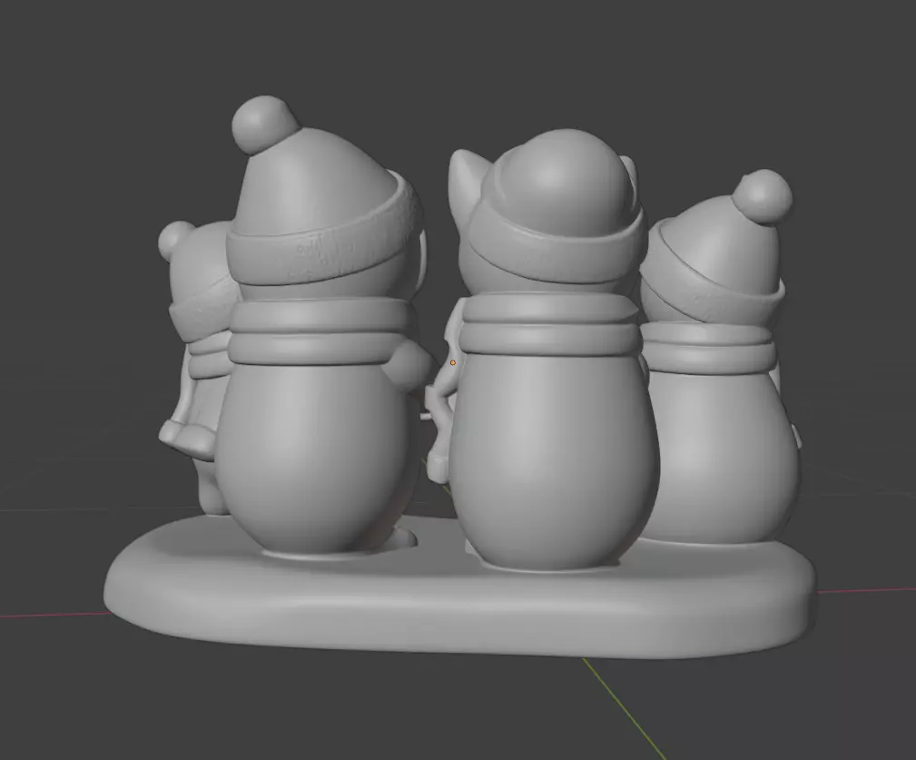 Christmas themed figuries 3D print model_3