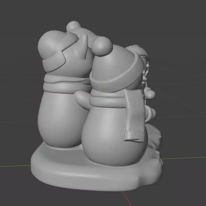 Christmas themed figuries 3D print model_4