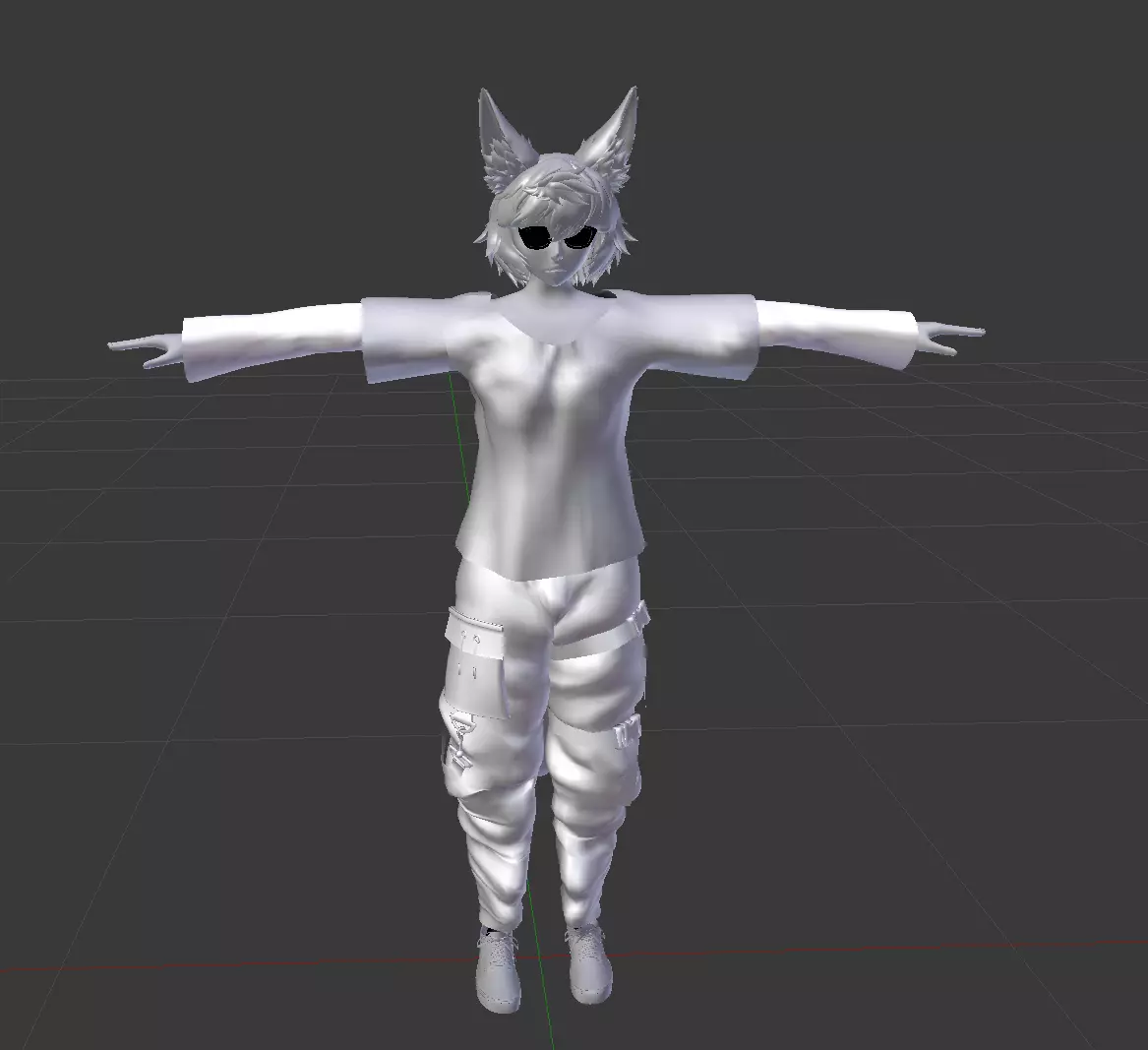 White 3D model_1