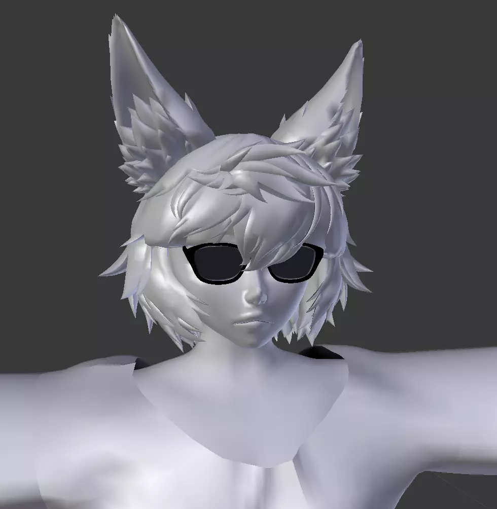 White 3D model_0