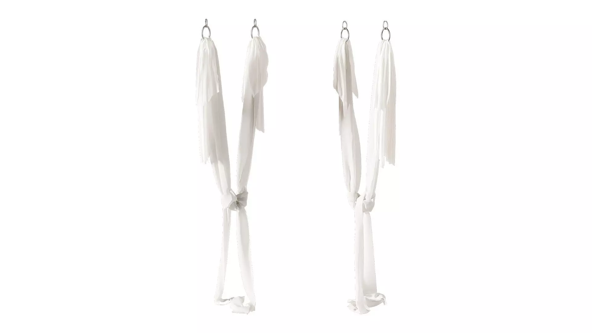 Pilates and yoga 3 airhammocks 3D model_2