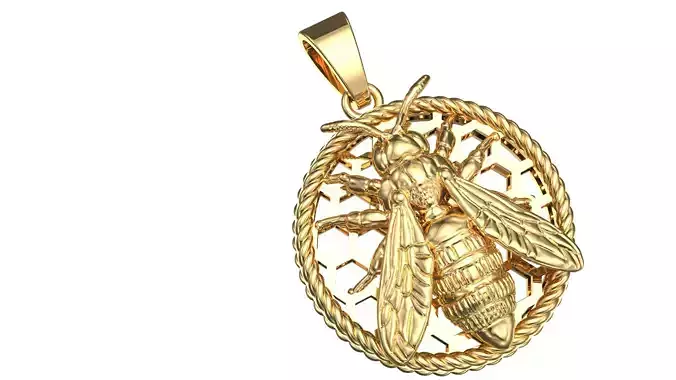 Bee Pendant Fusion