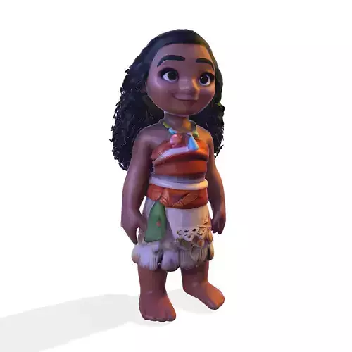 Moana 3D Printable Figurine for Fan Collections 3D print model