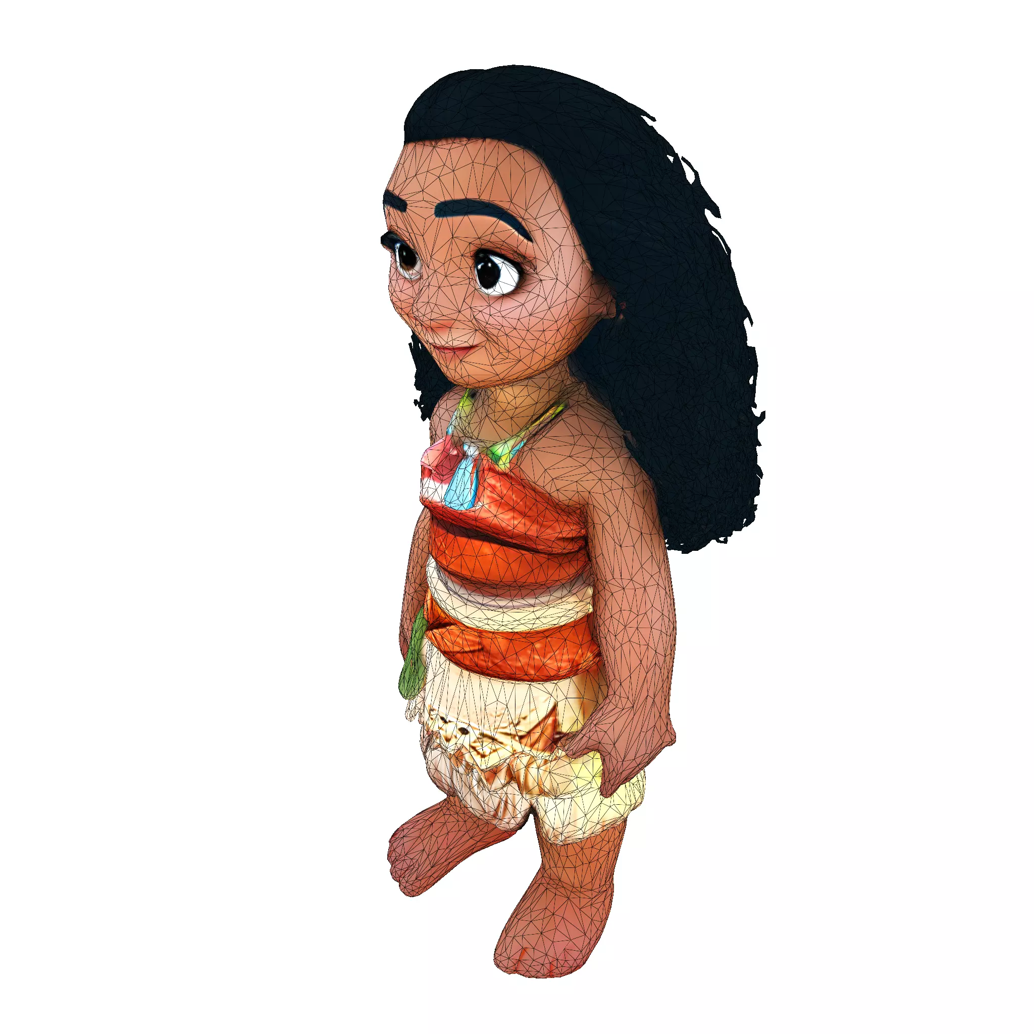 Moana 3D Printable Figurine for Fan Collections 3D print model_33