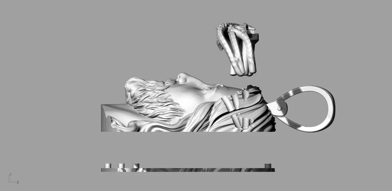 Gold N1522 3D print model_7