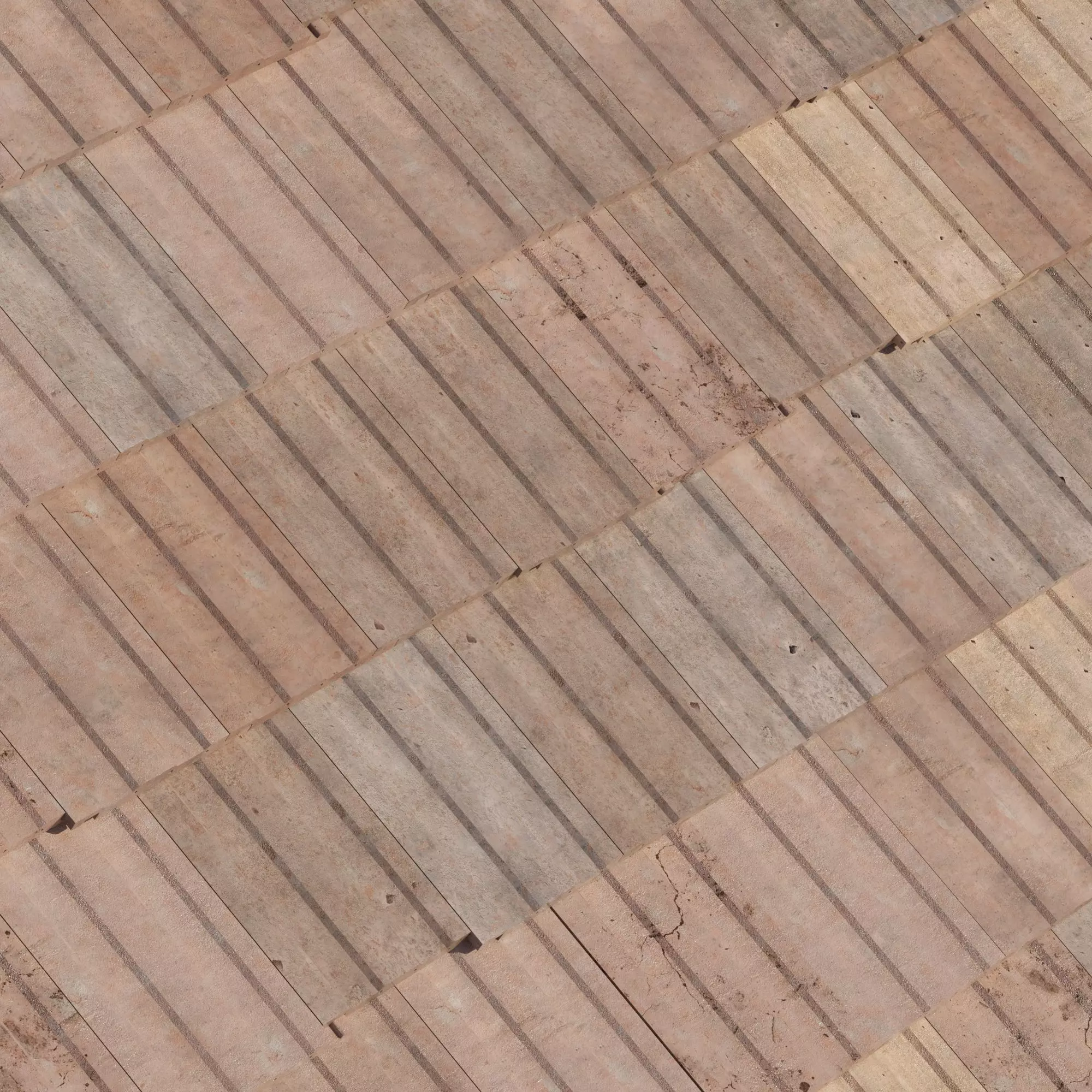 Rustic Central European roof 3D model_2