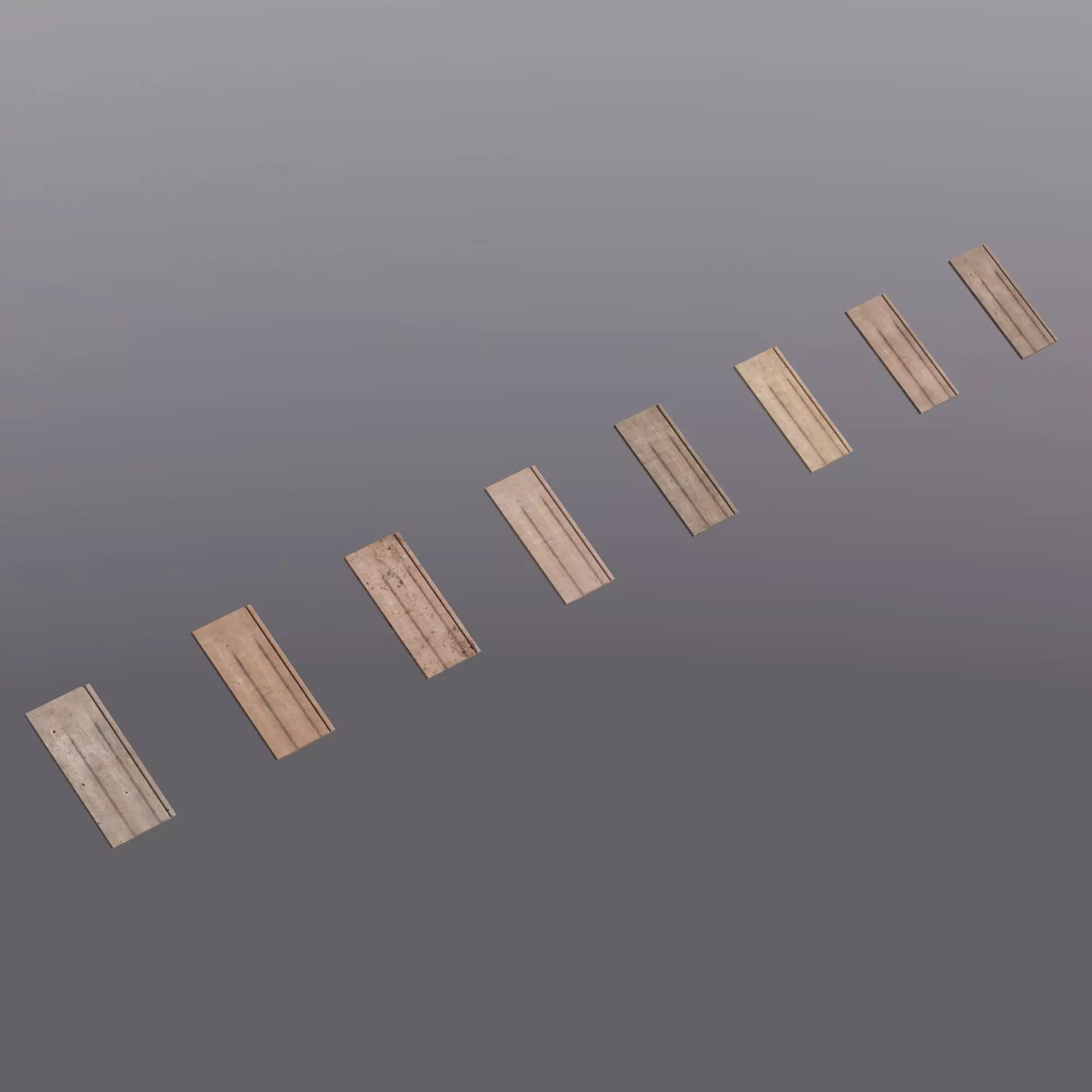 Rustic Central European roof 3D model_5