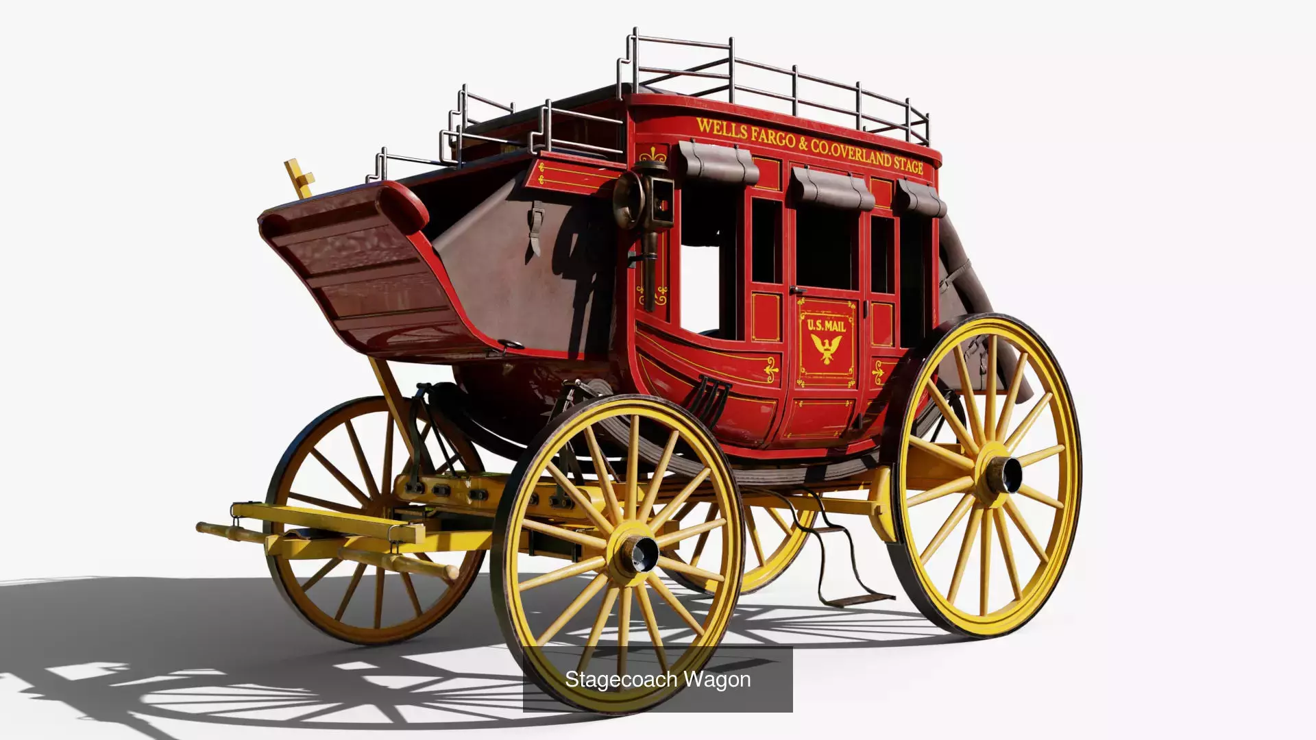 Stagecoaches and Wagons 3D Model Collection_2