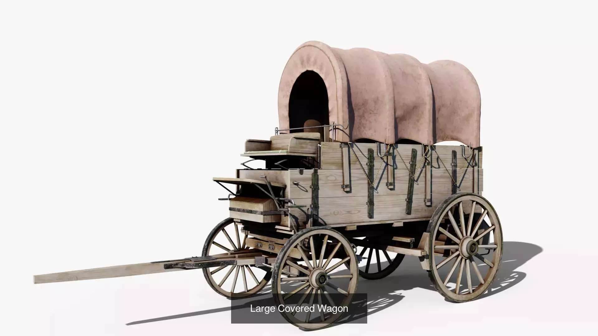 Stagecoaches and Wagons 3D Model Collection_4