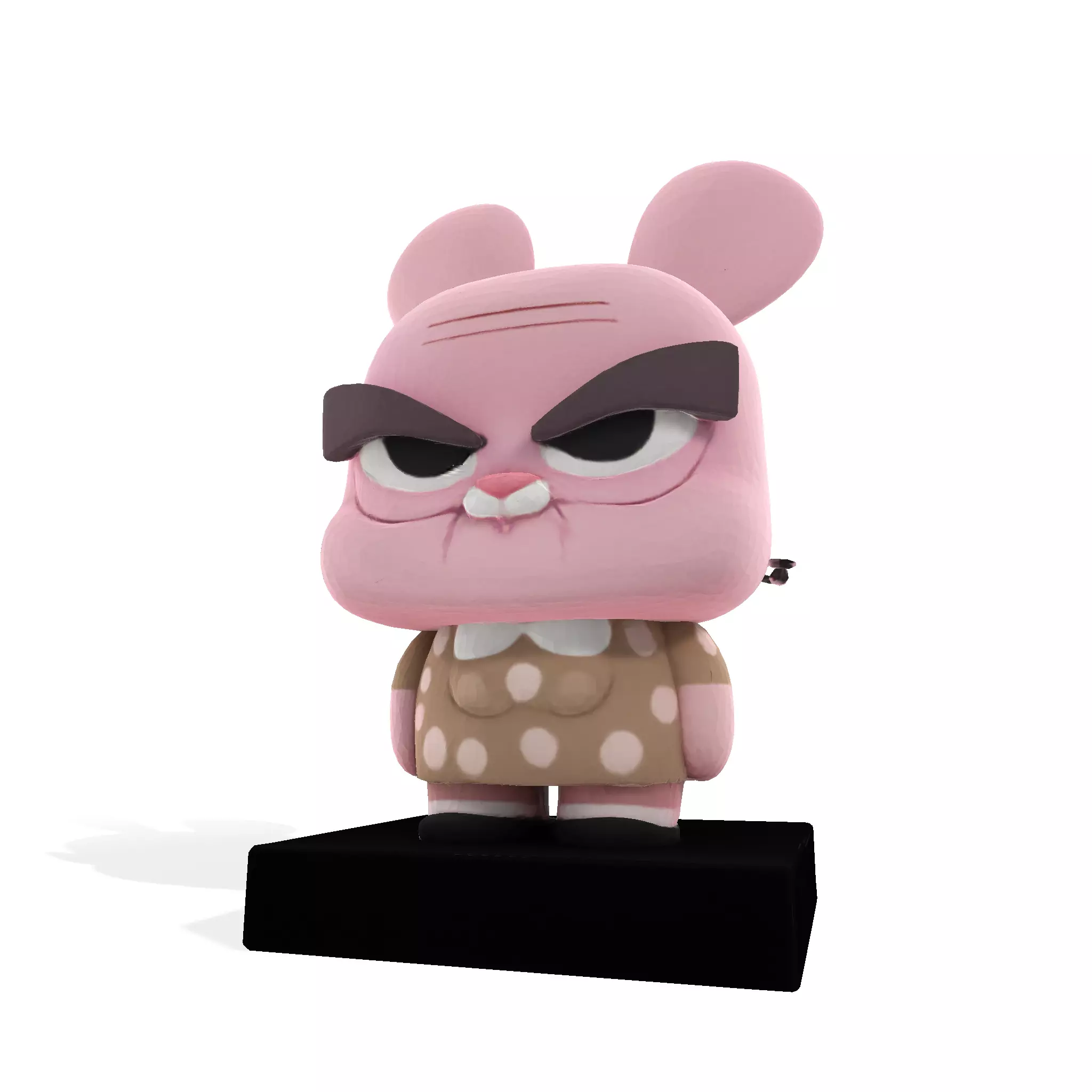 Joanna Watterson lowpoly 3D 3D print model_24