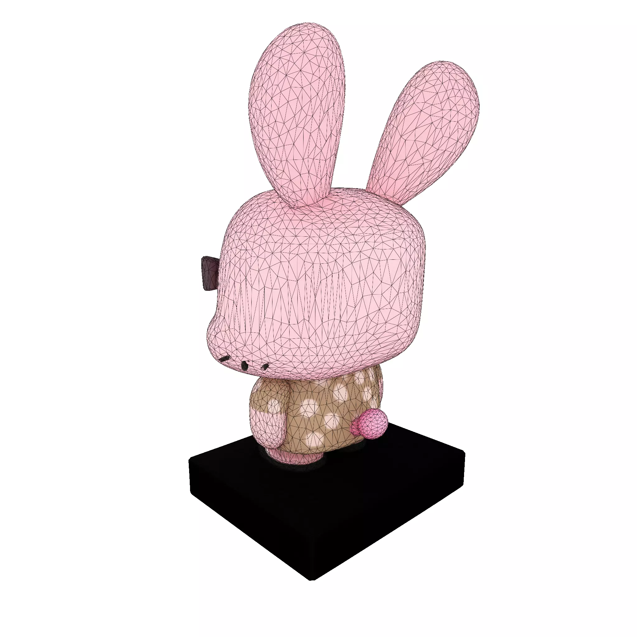 Joanna Watterson lowpoly 3D 3D print model_17