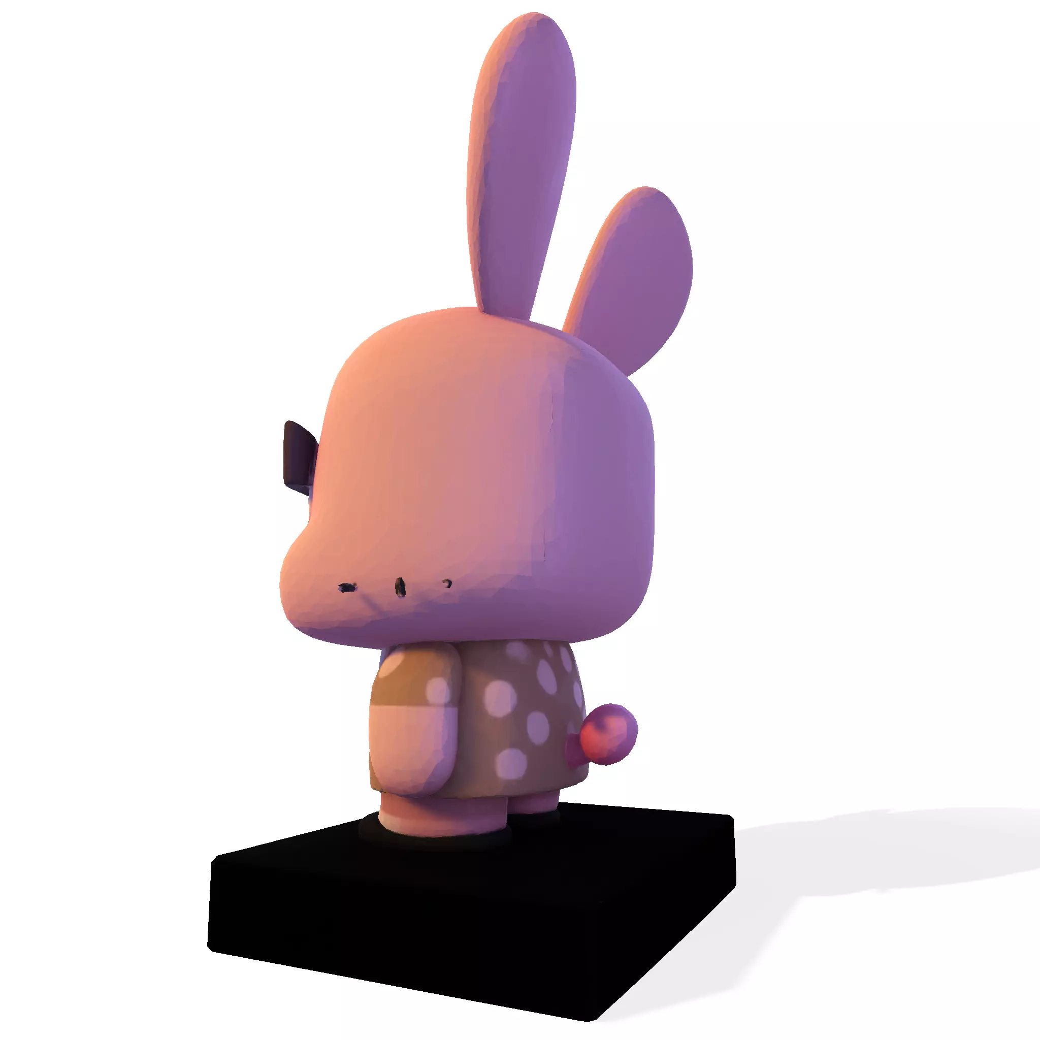 Joanna Watterson lowpoly 3D 3D print model_4