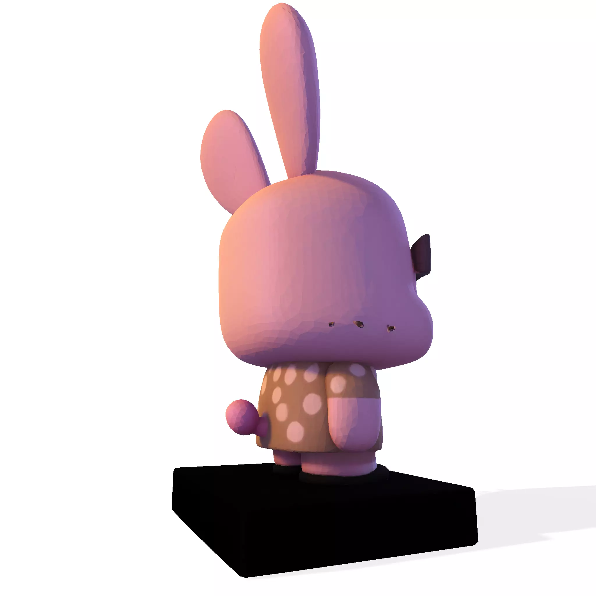 Joanna Watterson lowpoly 3D 3D print model_7