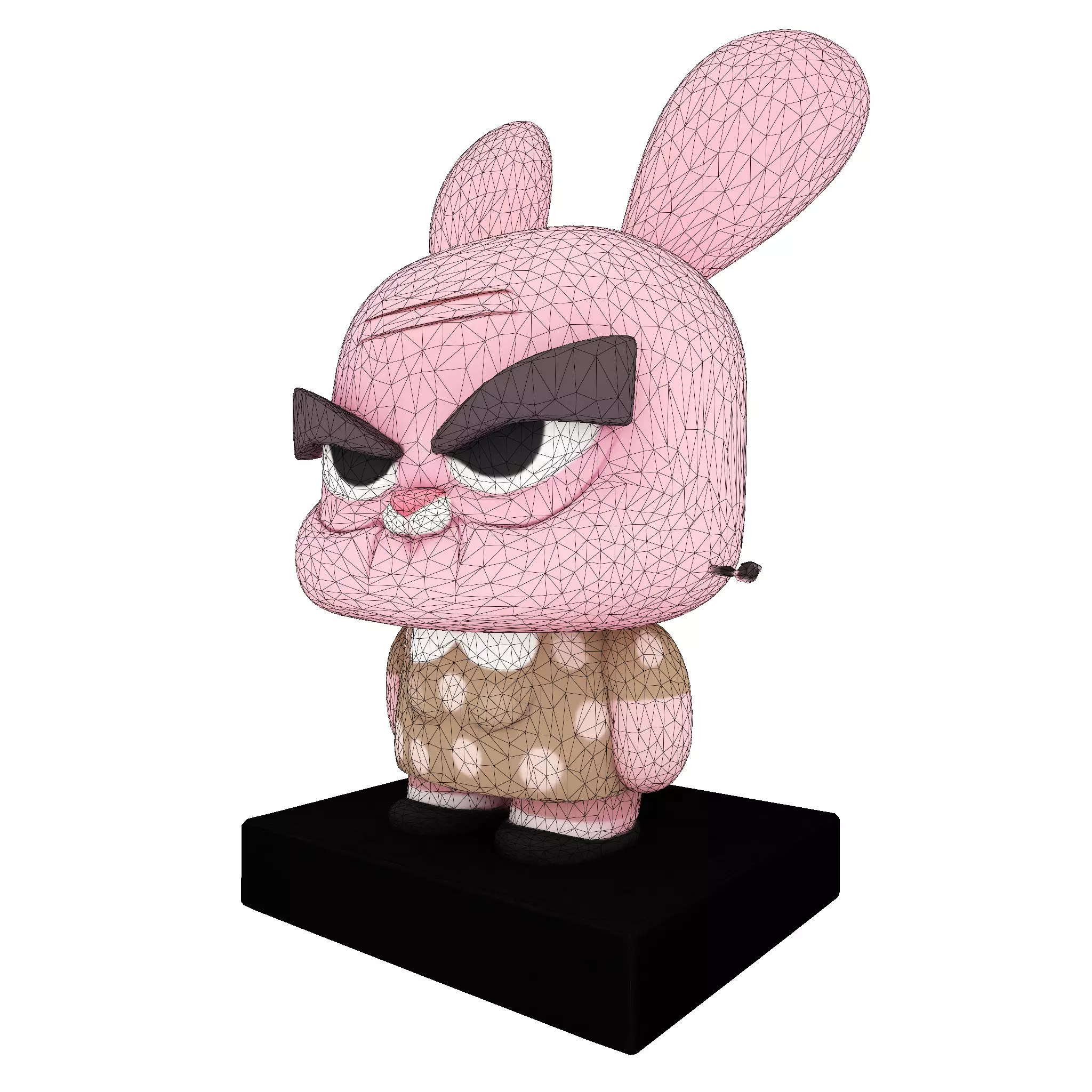 Joanna Watterson lowpoly 3D 3D print model_16