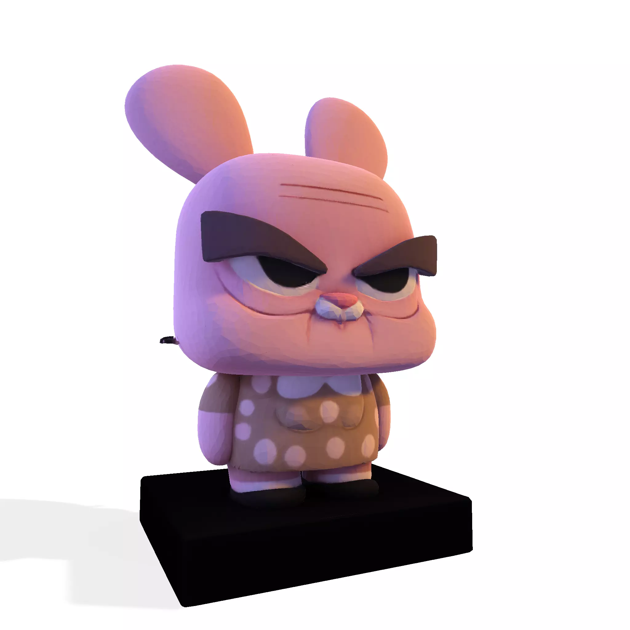 Joanna Watterson lowpoly 3D 3D print model_0