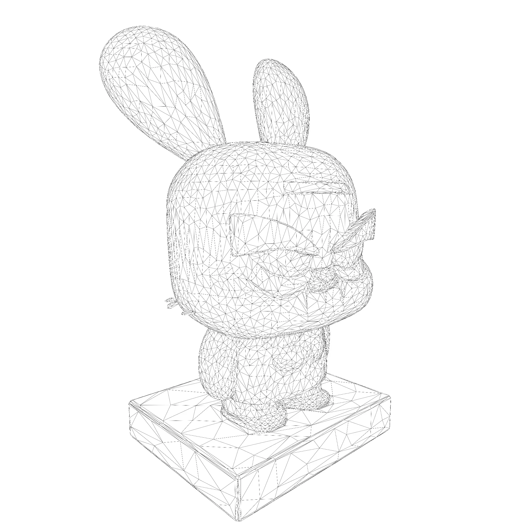 Joanna Watterson lowpoly 3D 3D print model_20