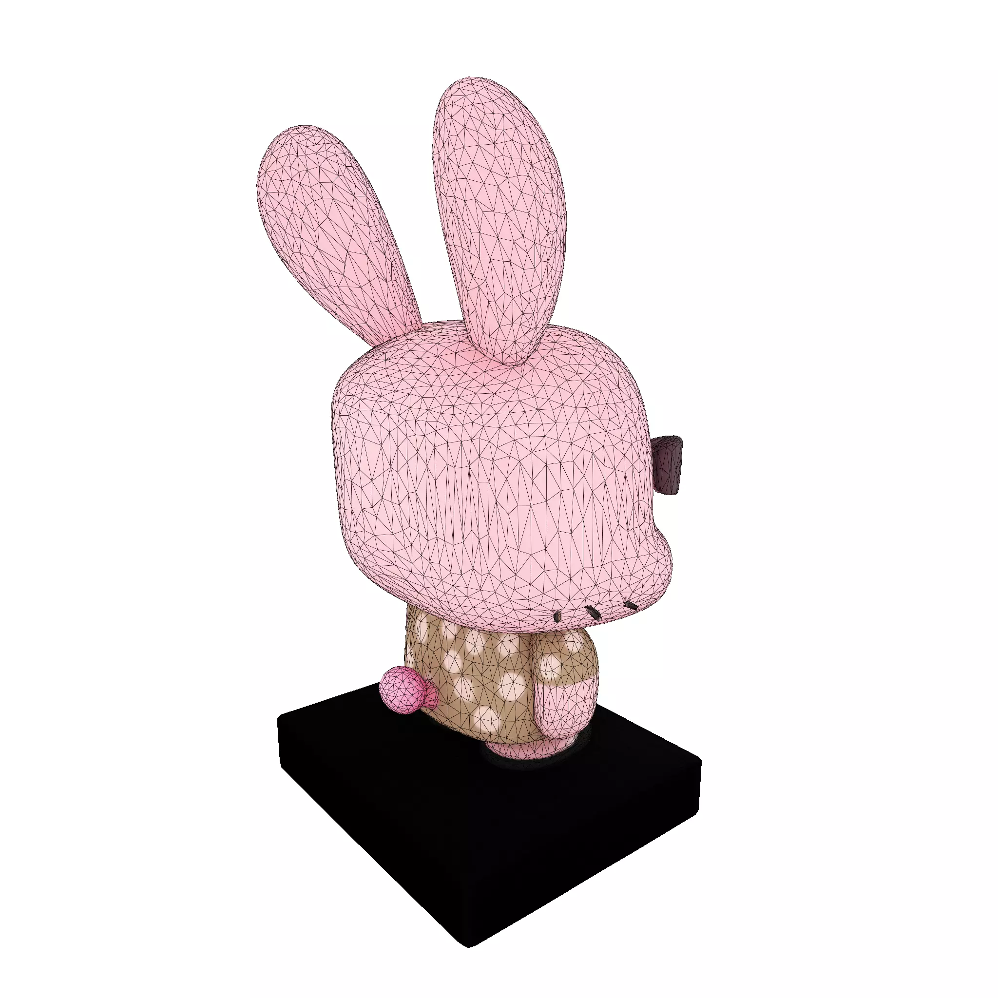 Joanna Watterson lowpoly 3D 3D print model_19