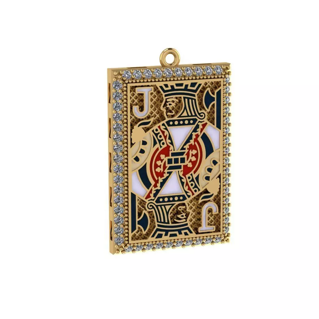 card rings 3D print model_2